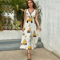 thumbnail image 5 of Excavator Construction Vehicle Truck Sleeveless Dress Woman Fashion Long Dresses Women's Summer Suit Dress 2025, 5 of 7