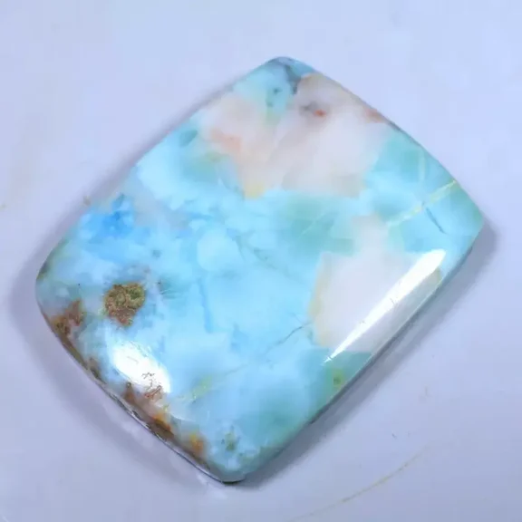 NATURAL BLUE LARIMAR RECTANGLE CABOCHON AAA GEMSTONE