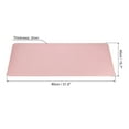 thumbnail image 2 of Uxcell 31.5x15.7" Desk Mat, 1 Pack PU Leather/Cork Double-Sided Waterproof Writing Pad Protector, Pink, 2 of 6