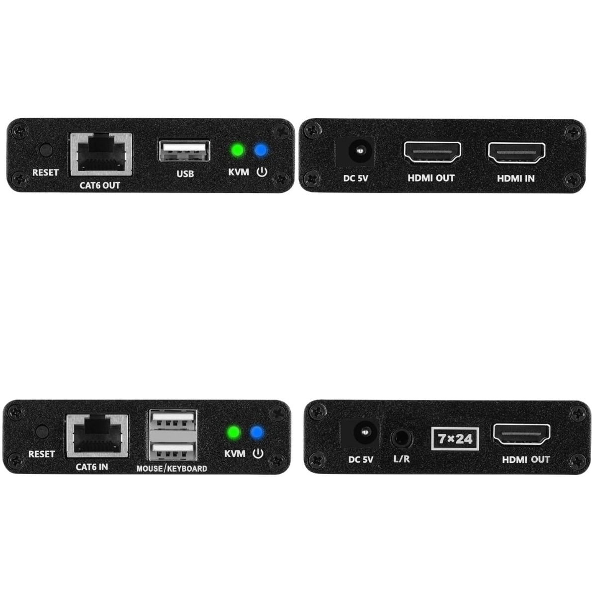 SIIG 1080p HDMI USB KVM Over Cat6 Extender, 70m