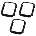 thumbnail image 1 of 3 Pack Compatible for Apple Watch Case 42mm [NO Screen Protector] Series 3 2 1, Hard PC Bumper Case Protective Cover Frame Compatible for iWatch 42mm,original black, 1 of 5