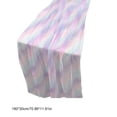 thumbnail image 3 of PBAZIH Gradient Sheer Mesh Table Runner for Party Decor Elegant Polyester and Spandex Tablecloth for Weddings, Showers, and Home Dining Versatile and Reusable Table Decoration, 3 of 6