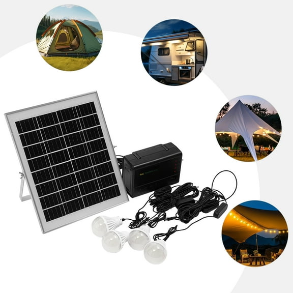 TFCFL Solar Power Inverter Outdoor Solar Generator Emergency Lighting Charging Portable Power Station