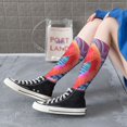 thumbnail image 5 of Pofeuu Digital Flamingo Vibrant Art Print Stockings, Adult Running Hiking Socks for Youth and Adult, 5 of 6