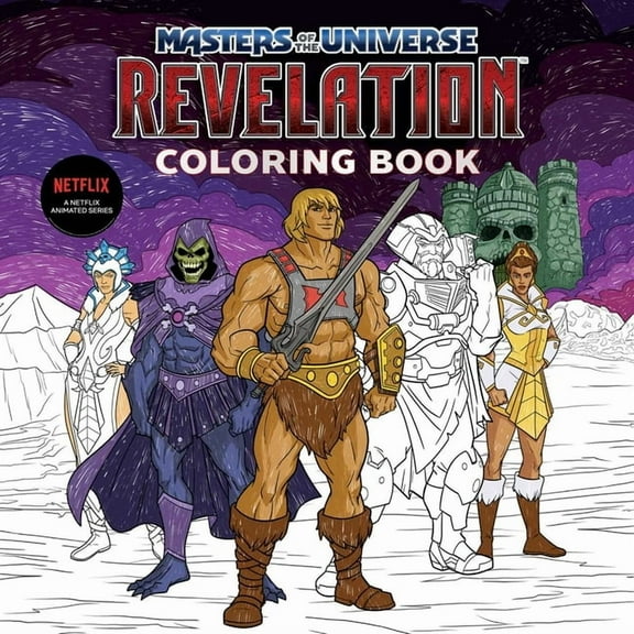 Masters of the Universe: Revelation Official Coloring Book (Essential Gift for Fans), (Paperback)