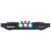 Numark Party Live DJ Controller Set with Lights, Speakers, Mixer for Serato Lite and Algoriddim Djay Pro AI
