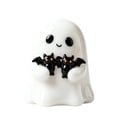thumbnail image 2 of MInHoues 3.14 Inch Halloween Ghost Figurine with Black Bats, Cute Resin Ghost Statue for Tabletop Centerpiece, Spooky Decorative Ornament for Home Shelf Mantel, 2 of 9