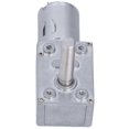 thumbnail image 4 of Worm Gear Motor Silent Durable Wearproof Rustproof High Thermal Conductivity Low Corrosion Resistant Low Speed Gear ReducerDC12V 6RPM, 4 of 5
