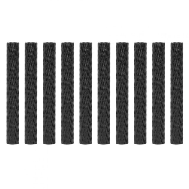 10 varillas espaciadoras de columna de aluminio redondas M3x40, negras, para cuadricóptero
