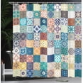 thumbnail image 4 of Ambesonne Colorful Shower Curtain, Tunisian Original East, 69"Wx84"L, Multicolor, 4 of 5
