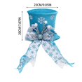 thumbnail image 3 of Christmas Tree Topper Blue Shiny Sequins Top Hat Christmas Tree Top Decoration Sparkling Celebration Party Ornament, 3 of 7