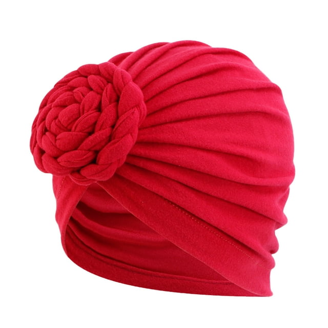 Casquettes de Baseball à Moins de 10 $ Rouges Femmes Turban Musulman Chapeau Cancer Chimiothérapie Casquette Bonnet pour Cheveux Foulard pour la Tête Enveloppe Couvre-Chef
