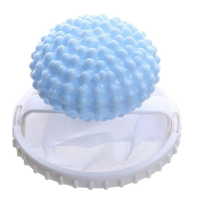 Attrape-poils Réutilisable pour Laveuse pour Lessive, Filtre Anti-Peluches pour Laveuse, Maille Flottante de Filtration des Poils pour Enlever les Poils de Chien