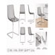 thumbnail image 4 of Silla Acrilica Transparente Cantilever Cromada Amobelli, 4 of 5