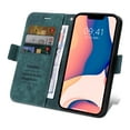 thumbnail image 2 of Allytech Leather Wallet Case for iPhone 14 Plus with Card Slots Holders Kickstand Magnetic Closure Detachable Handstrap Lanyard Shockproof Purse Case For iPhone 14 Plus,Green, 2 of 7