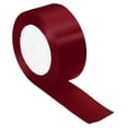 thumbnail image 1 of Unique Bargains 1.5 Inch Wide 24 Yards Satin Ribbon, Double Face Solid Crafts Roll for Party Home DIY Wrapping Decoration, Wine Red, 1 of 6
