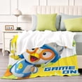 thumbnail image 4 of Pororo el Pequeño Pingüino anti-pilling, suave, ligera, esponjosa y acogedora de lujo para hogar y cocina – Perfecta para niños y adultos,120X80cm, 4 of 6