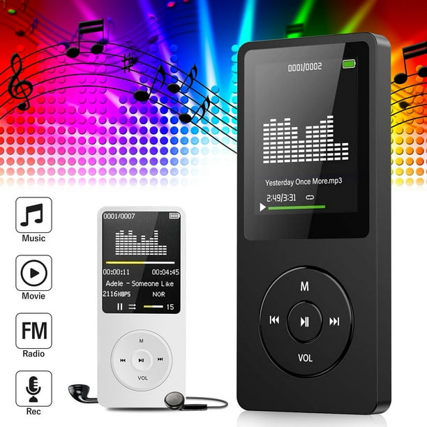 Digital 16GB MP3 Player MP4 Player, 64GB Supported Video/Media/Music