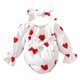 thumbnail image 1 of Gibobby Mameluco para niño de manga larga con estampado de algodón para niñas recién nacidas, mono con diademas para el día de San Valentín de otoño(Blanco, 9-12 Meses), 1 of 5