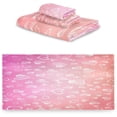 thumbnail image 2 of SKYSONIC 3 Pack Towel Valentine's Day Mother's Day Red Hearte Love Cotton Bath Towel Set (1 Bath Towel, 1 Hand Towel, 1 Washcloth) for Bathroom, Super Soft and Quick Dry Towels, 2 of 7