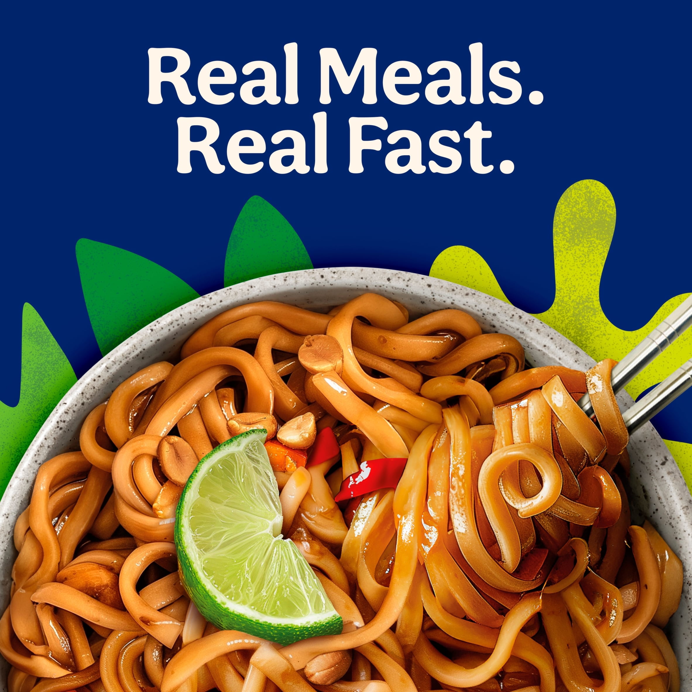 Bens Original Street Food Thai Stir Fry Microwave Instant Noodles Ready Meal 250g, Imported from Britain