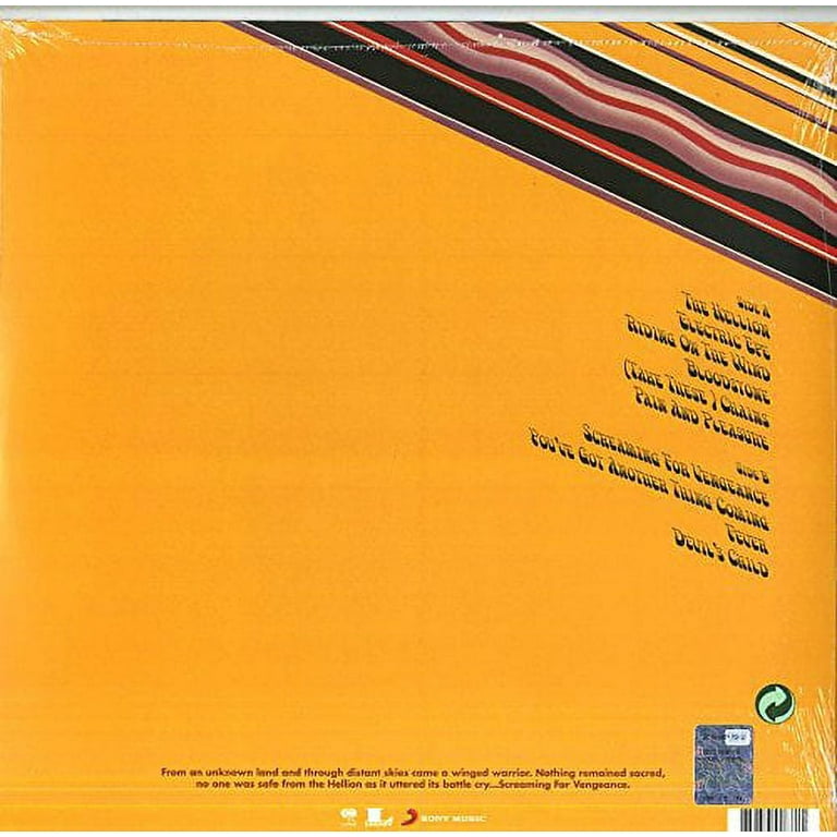 Judas Priest Screaming For Vengeance + Order Form Vintage LP Vinyl Record  Album