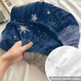 thumbnail image 4 of Twin Sze Fitted Sheet Set - Solar System Universe 2 Piece Bedding Sets 16" Deep Pocket Fitted Sheet with 1 Pillowcase, Galaxy Outer Space Navy Blue Brushed Microfiber Hotel Luxury Bed Sheets, 4 of 9