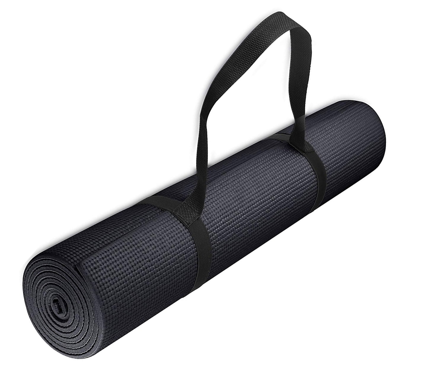 NSPIRE FIT 1/4 Inch Yoga Mat Exercise Mat with Carry Strap