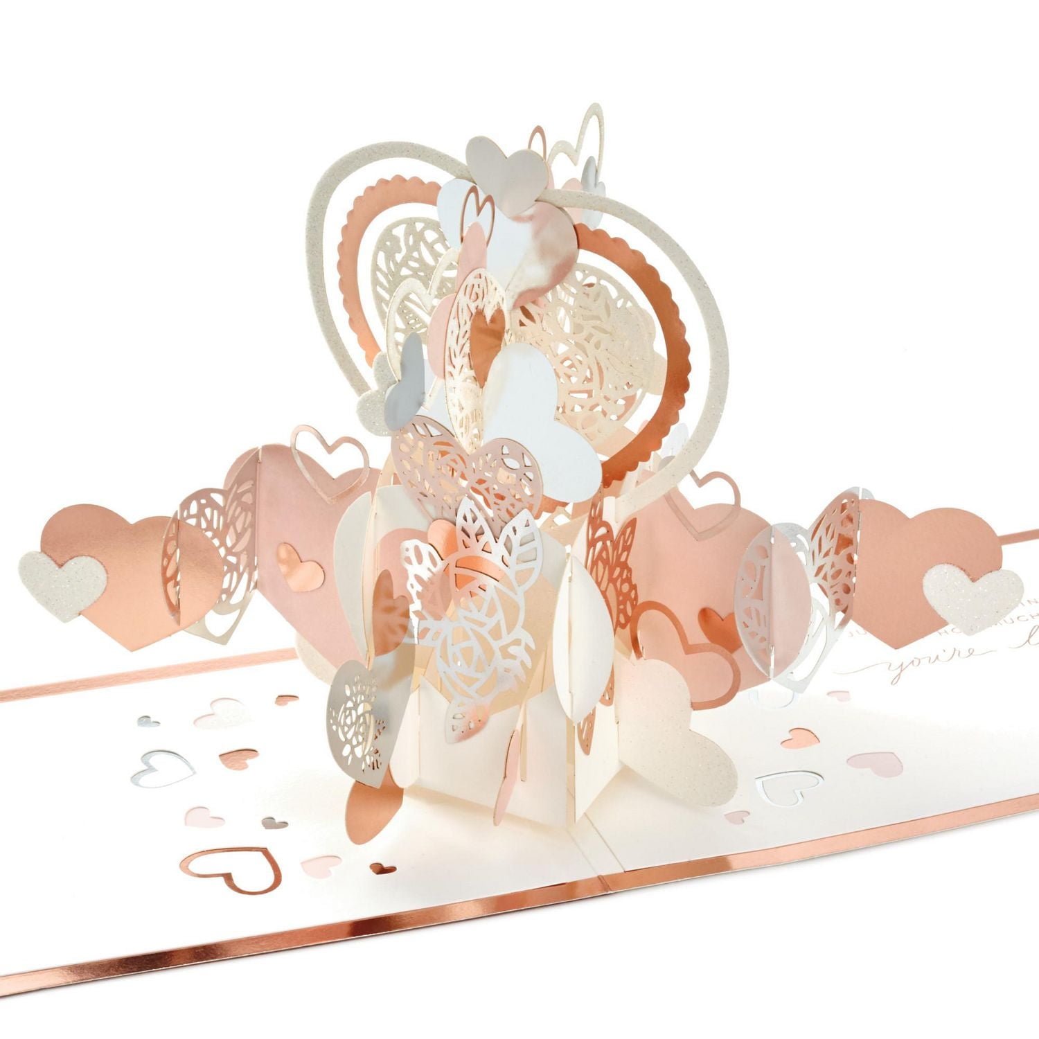 Hallmark Signature Paper Wonder Pop Up Love Card, Love You Hearts (Valentines Day Card, Anniversary Card or Birthday Card)