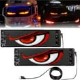 thumbnail image 2 of Size 59 * 12cm LED Matrix Panel Sign USB Power Devil's Eye Flexible Screen App Control DIY Programmable Lighting for Car Decor Accessories, 2 of 6