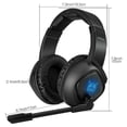 thumbnail image 2 of ONIKUMA K19 RGB Auriculares para juegos con control por cable y luz con micrófono con cancelación de ruido Auriculares para consola de juegos de computadora AweSitey EL5119-00B, 2 of 2