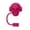 Red, variant on JWZZYD Halloween Skull With Headphones Silicone Straw Topper, 10mm Reusable Dust Cover Plug, Novelty Spill Proof Cup Accessory for Halloween Party, Bar & Daily Beverage Decoration(Black, 1 Pack)