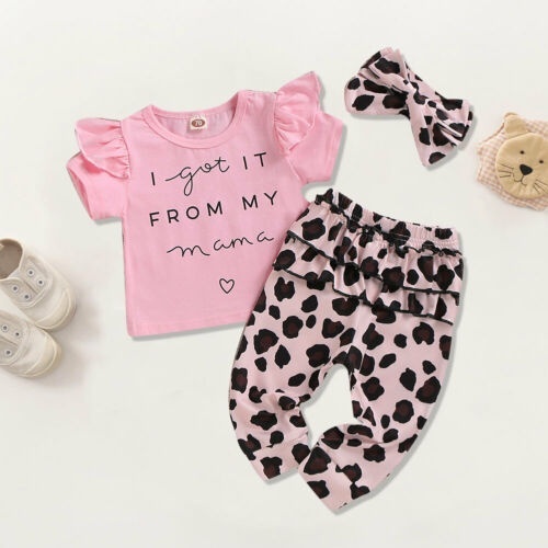 leopard print newborn girl clothes