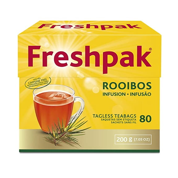 Freshpak - Rooibos Tea - 80 Teabags Tagless - Natural Rooibos