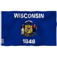 thumbnail image 1 of ANLEY Fly Breeze 3x5 Foot Wisconsin State Flag - Wisconsin WI Flags Polyester, 1 of 4