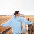 thumbnail image 4 of SIYUDAN Women's Sweatshirts Hoodies Long Sleeve Hoodie Pullover Sweatshirts Graphic Hoodies for WomenGrey Hoodies Woman Fall Jackets Workout Wear, 4 of 4