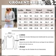 thumbnail image 2 of Suéter de mujer, suéter de otoño e invierno, suéter de punto cruzado con cuello en V, blusas holgadas elegantes y sexys, sudadera, blusas tipo túnica de manga larga (L), 2 of 4