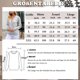 thumbnail image 2 of Suéter de mujer, suéter de otoño e invierno, suéter de punto cruzado con cuello en V, blusas holgadas elegantes y sexys, sudadera, blusas tipo túnica de manga larga (L), 2 of 4