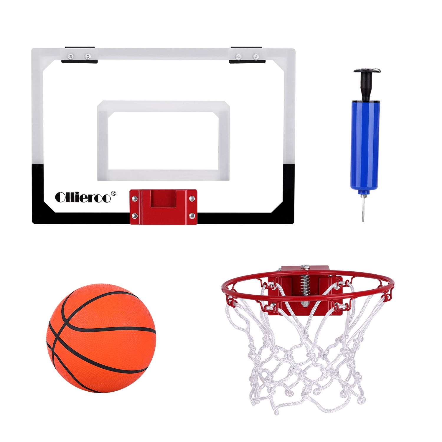 Boley Hanging Basketball Hoop - 10 Piece Portable Adjustable Mini  Basketball Hoop Set for Door Hangi…See more Boley Hanging Basketball Hoop -  10 Piece