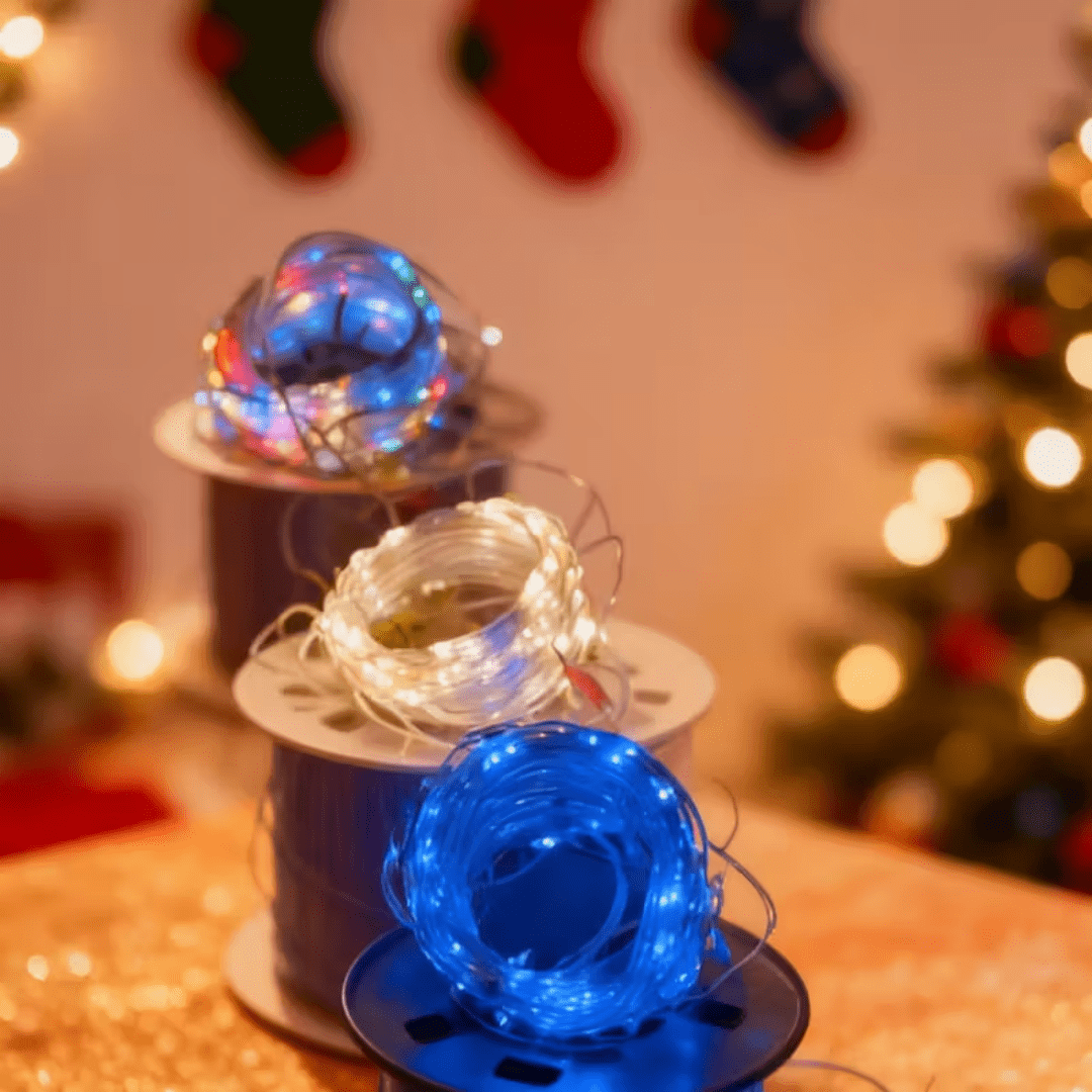 2 Packs Blue Solar Fairy Lights, Each Pack Contains 110 Led Solar String Lights, Ip65 Waterproof Copper Wire, 8 Modes Of Solar Fairy Lights, For Garden, Courtyard, Tree, Wedding, Christmas