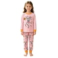 thumbnail image 2 of WOYY Girls Halloween Pajama Sets Long Sleeve Graphic Tee Pants Kids Sleepwear, Sizes 2-12, 2 of 4