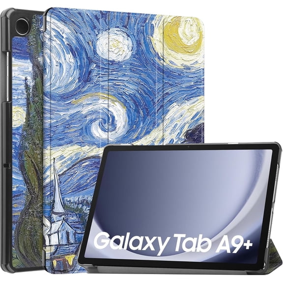 HCTian Case for Samsung Tab A9 Plus 2023 SM-X210/X216/X218 11 inch Smart Cover case with Stand Function and auto Sleep/Wake Function