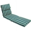 Park Ave. Stripe Indigo Chaise Lounge Cushion