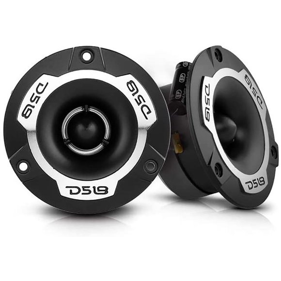 SUPER TWEETER DS18 en plata 1' marco de aluminio y diafragma PRO-TWX1