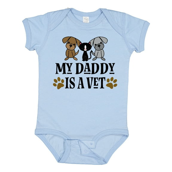 Inktastic Veterinarian Daddy is a Vet Boys or Girls Baby Bodysuit