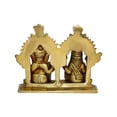 thumbnail image 4 of Brass World Brass Ganesha Laxmi Ganesh Lakshmi Bhagwan Idol Sitting Ganpati Murti Metal Statue for Home Office Success Entrance Décor Diwali Pooja Good Luck Gift(4.5x3.75 Inch), 4 of 4