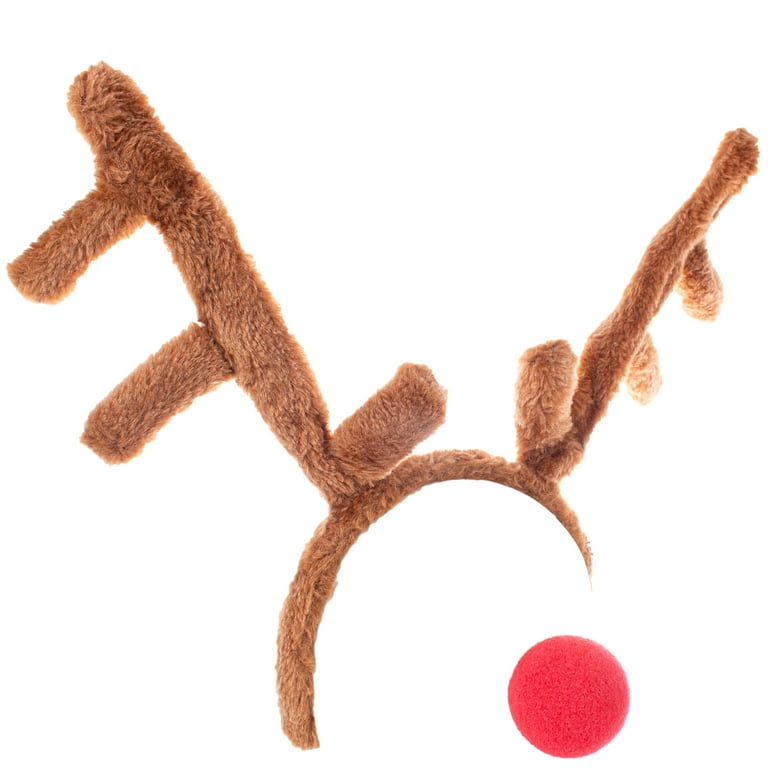 Rudolph Antlers and Nose Set