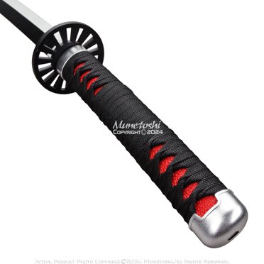 Metal Tanjiro Katana Sword - 1/12 Scale Samurai Weapon For 6" Action Figures