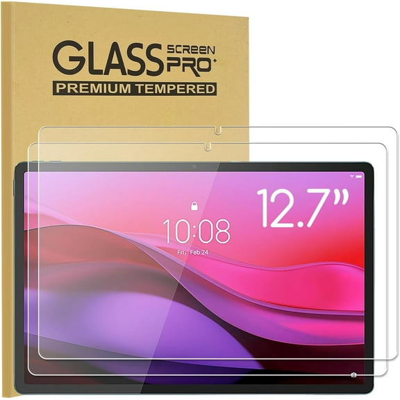 2 Pack Tempered Glass Screen Protector for 12.7" Lenovo Idea Tab Pro 2025 / Lenovo Yoga Tab Plus 2025 / Lenovo Tab P12 (12.7inch), 9H Tempered Glass, Ultra Clear, Anti-Scratch