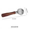 thumbnail image 4 of Tignapoo Stainless Steel & Rosewood 51mm Bottomless Portafilter for DeLonghi EC680/EC685 with Dual Filter Baskets, 4 of 7